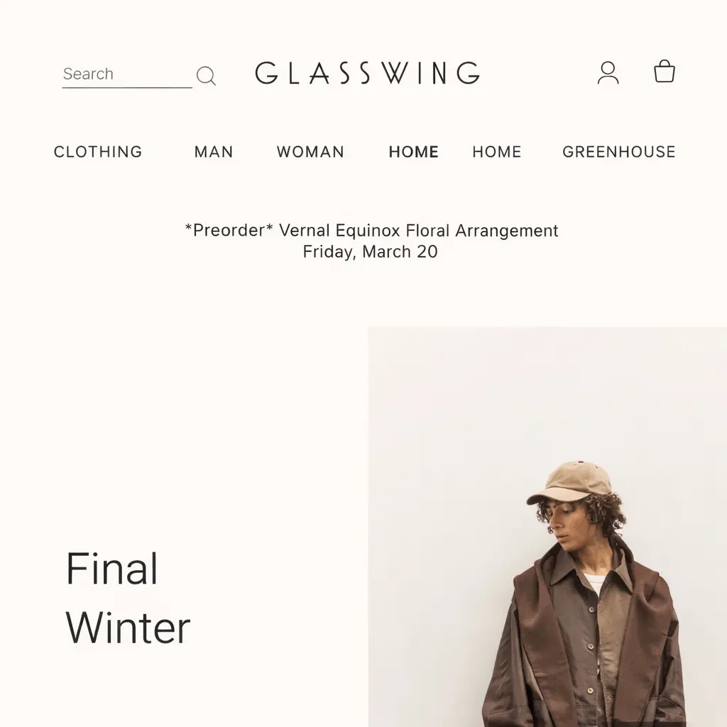 Glasswing shop